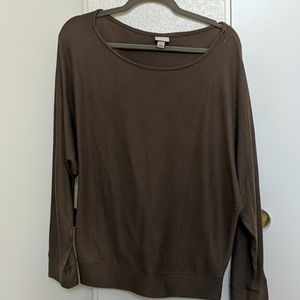 L A new day olive green dolman shirt